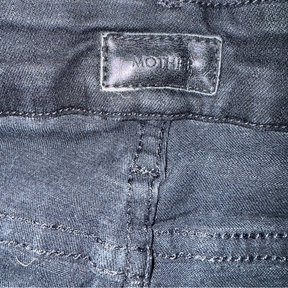 Mother Denim The Looker Ankle Fray Skinny Jeans in Guilty As Sin Sz 25 Gray Wash - Picture 8 of 16